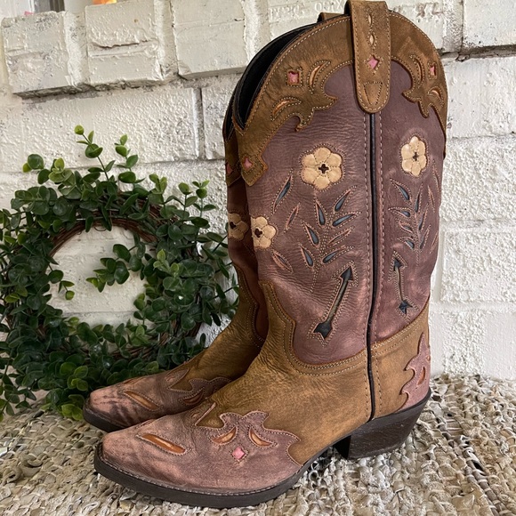 Laredo- Dan Post Miss Kate Boots 9M - Picture 2 of 12